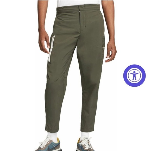 NWT Nike Sportswear Utility Pants Olive Green pockets - Picture 1 of 16